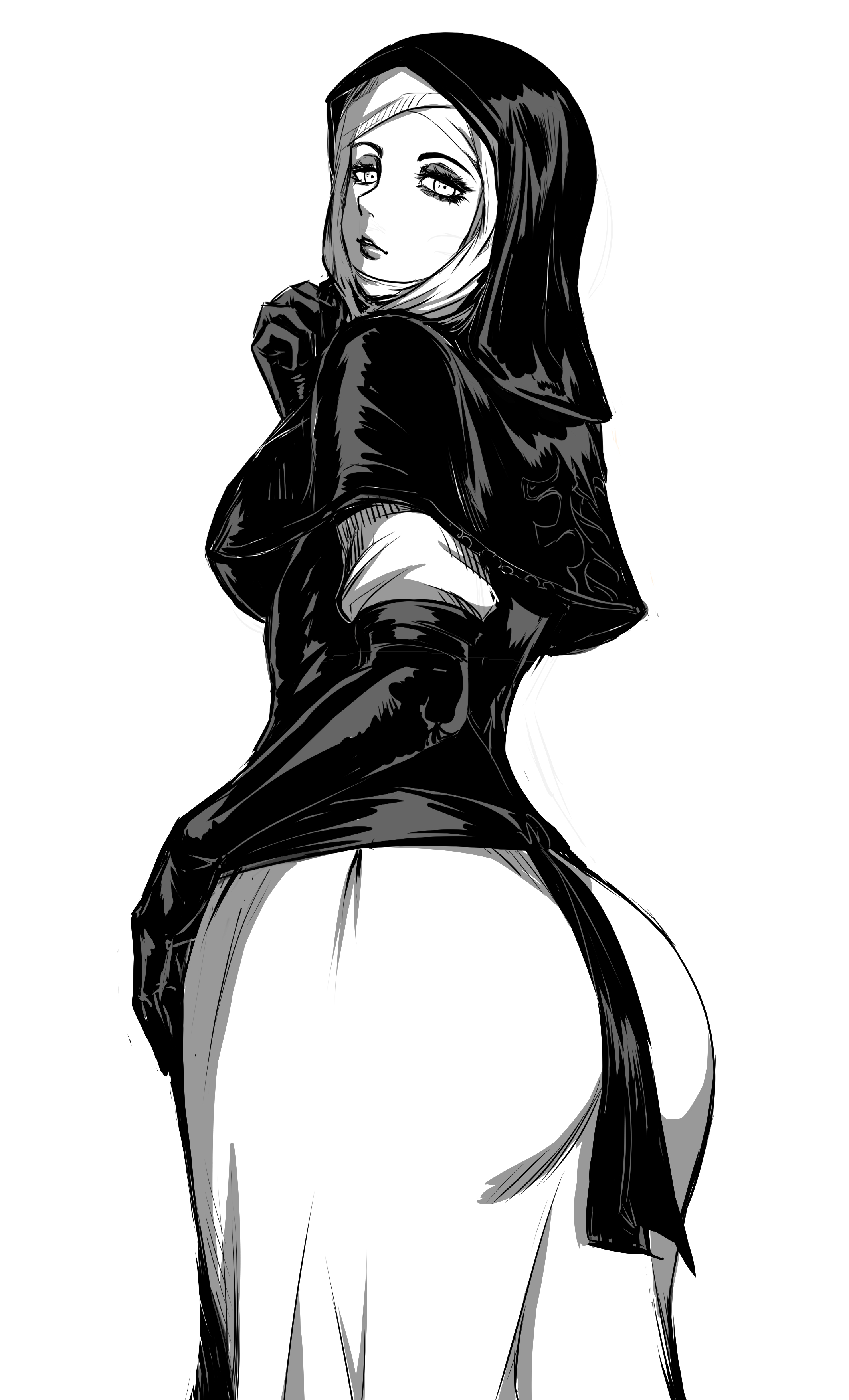 1girls, artist request, ass, big ass, big butt, box wonderland, elden ring, elden ring nightreign, fat ass, female, fromsoftware, huge ass, huge butt, large ass, large butt, nun, nun hat, nun outfit, nun's habit, tagme, thick ass, undertaker (nightreign)