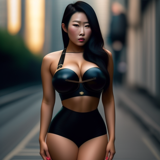 1girls 2023 ai_generated asian asian_female big_ass big_breasts big_butt dezgo_ai fully_clothed looking_at_viewer staring staring_at_viewer wide_hips