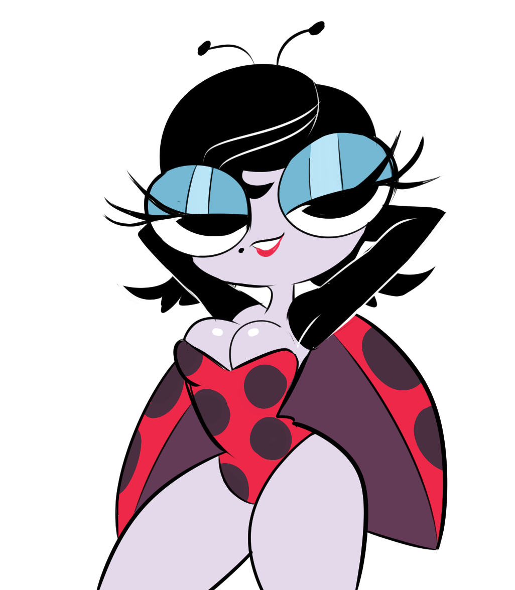 bug_girl disney eyelashes herny lacey_the_ladybug ladybug source_request tagme the_buzz_on_maggie thick_thighs