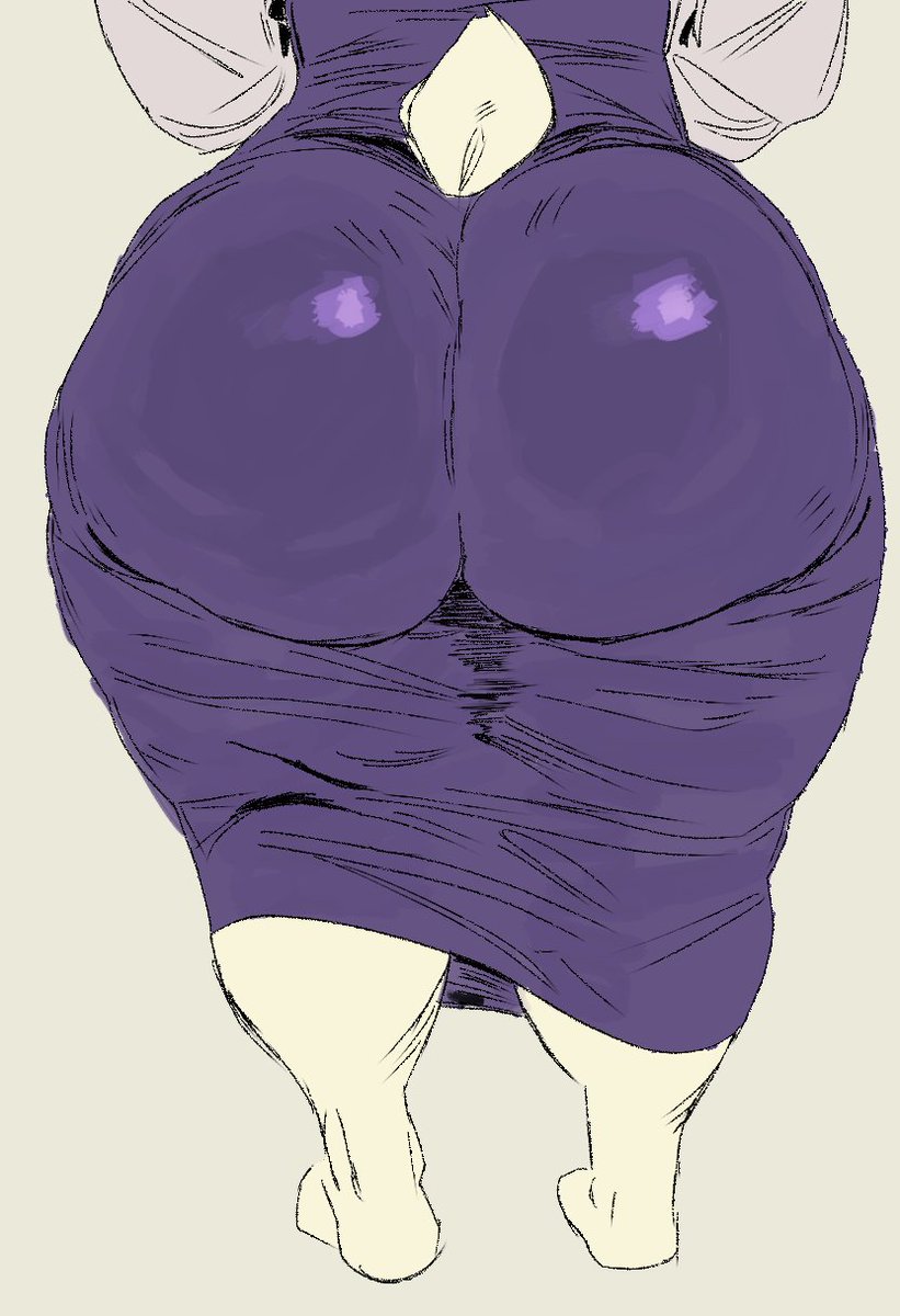 1girls, ass, ass focus, ass in dress, ass only, big ass, bottom heavy, bubble ass, bubble butt, butt focus, butt only, deltarune, deltarune chapter 4, dress, dumbwitchyy, dumptruck ass, dumptruck butt, fat ass, fat butt, fat buttocks, huge ass, jpeg, milf, purple dress, round ass, round butt, solo, solo female, solo focus, toriel, toriel (deltarune), voluptuous, voluptuous body, voluptuous female