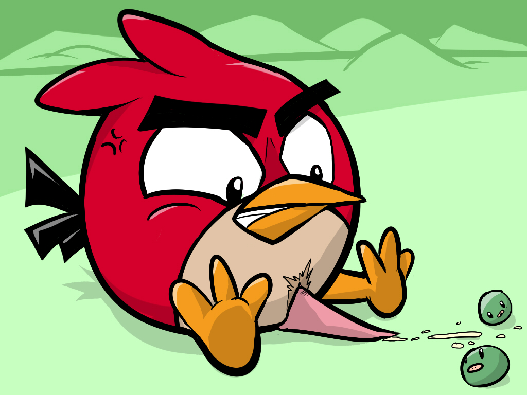 1boy angry_birds arrwulf avian bird male male_only penis red_(angry_birds) rovio sega solo