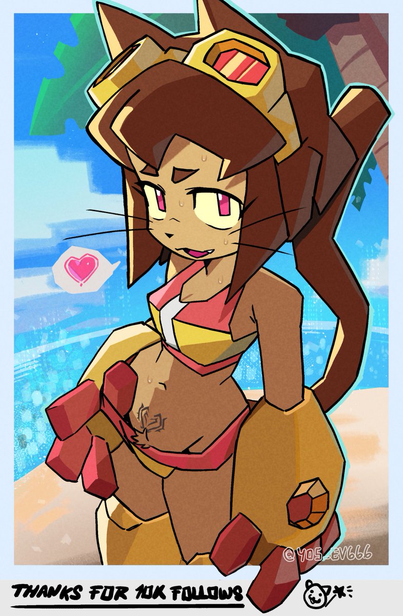 1girls, anthro, bikini, bra, breasts, domestic cat, fang, feline, female, female only, furry, gameoverse, glitch productions, hi res, kit (gameoverse), kit bodega, looking at viewer, open mouth, pubic tattoo, solo, sweat, swimsuit, tattoo, tongue, underwear, yos ev666