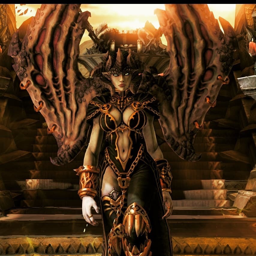 1girls 3d bare_arms bare_midriff bare_thighs belly_button big_breasts boob_window breasts busty chain_belt chains cleavage darksiders darksiders_2 darksiders_3 demon demon_girl demon_horns demon_wings demoness detailed_background female female_focus female_only glowing_eyes hips horns hourglass_figure large_breasts leather leather_boots leather_clothing lilith_(darksiders) lock midriff monster_girl piercing piercings pointy_ears screenshot skimpy skimpy_clothes skimpy_dress skimpy_outfit succubus succubus_horns succubus_wings tagme thick_thighs thighhighs thighs voluptuous voluptuous_female wide_hips wings wrist_cuffs wristwear