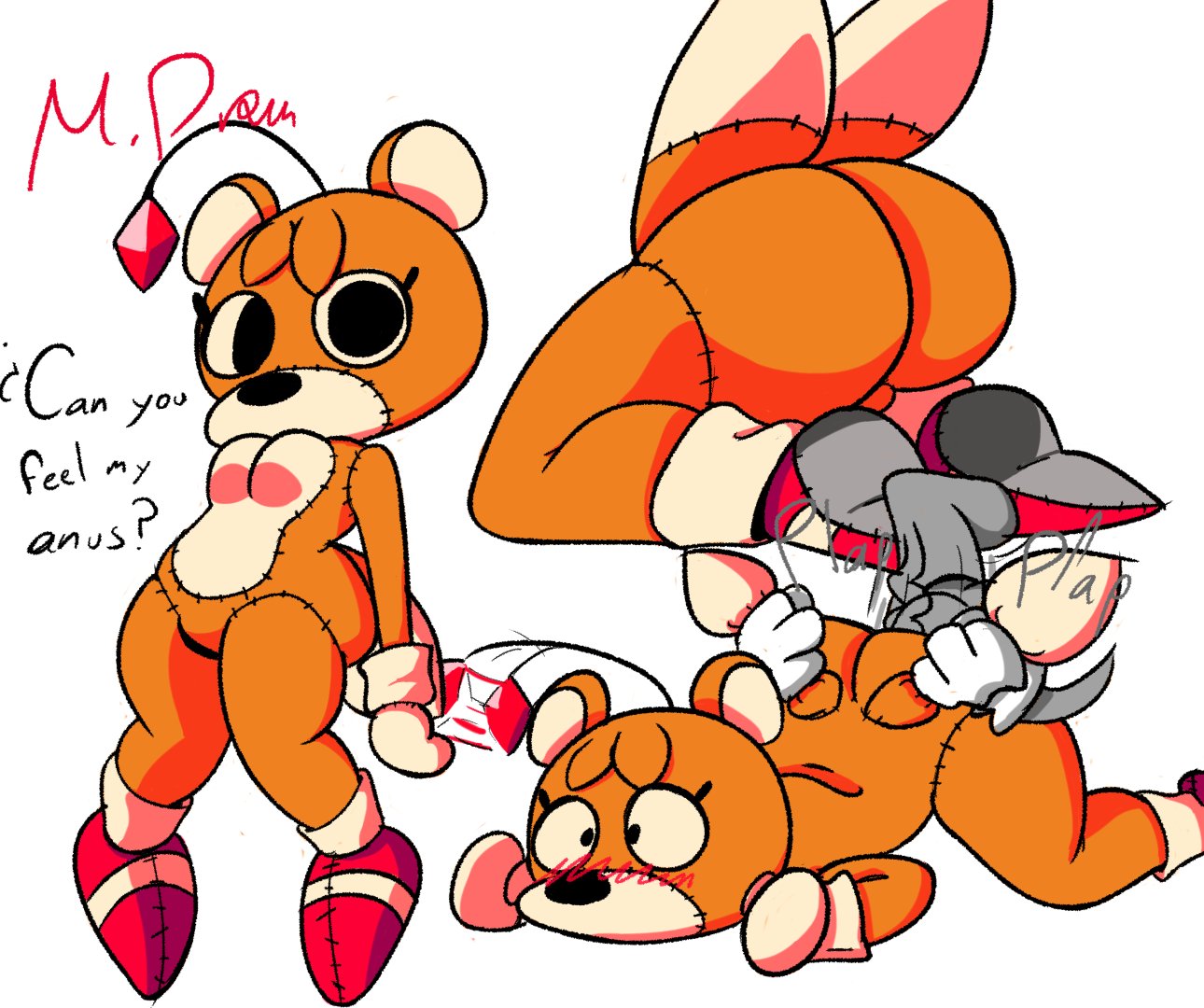 1girls, ambiguous penetration, big breasts, blush, breasts, disembodied hand, disembodied penis, doll, female, furry, male, padhasnx, penis, perky breasts, plush, rule 63, sonic (series), sonic r, sonic.exe, straight, tails doll, tails the fox, tailsko doll, thick thighs