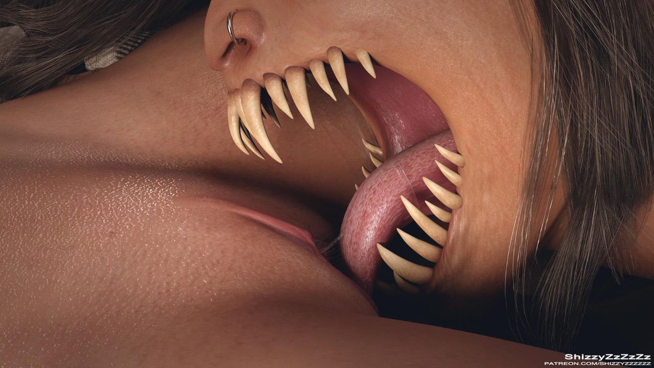 2girls 3d blender close-up female female_on_female female_only light-skinned_female long_tongue mature_female mileena mileena_(mk9) monster_girl mortal_kombat mortal_kombat_(2011) nightmare_waifu nose_piercing oral sex sharp_teeth shaved_pussy shizzyzzzzzz toned_female villainess