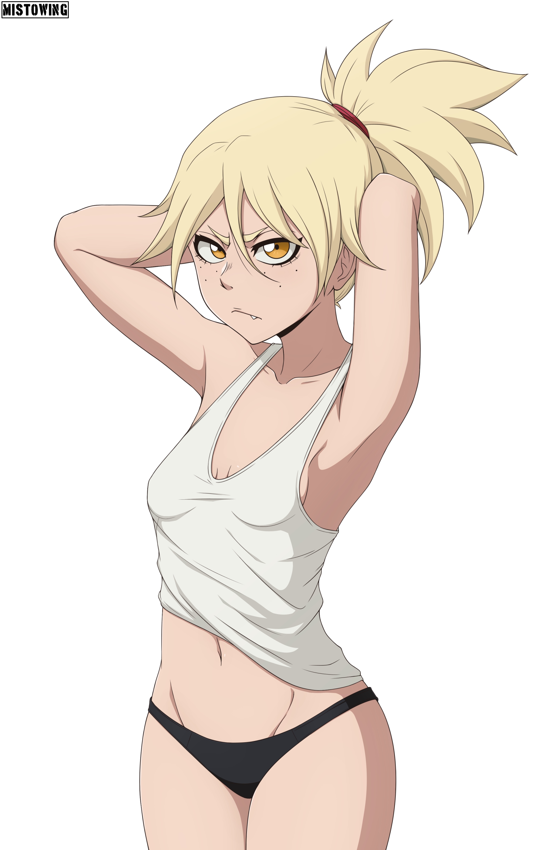 Rule 34 Dev - armpits arms_up bleach female_only <b>hiyori</b>_sarugaki mistowing ...