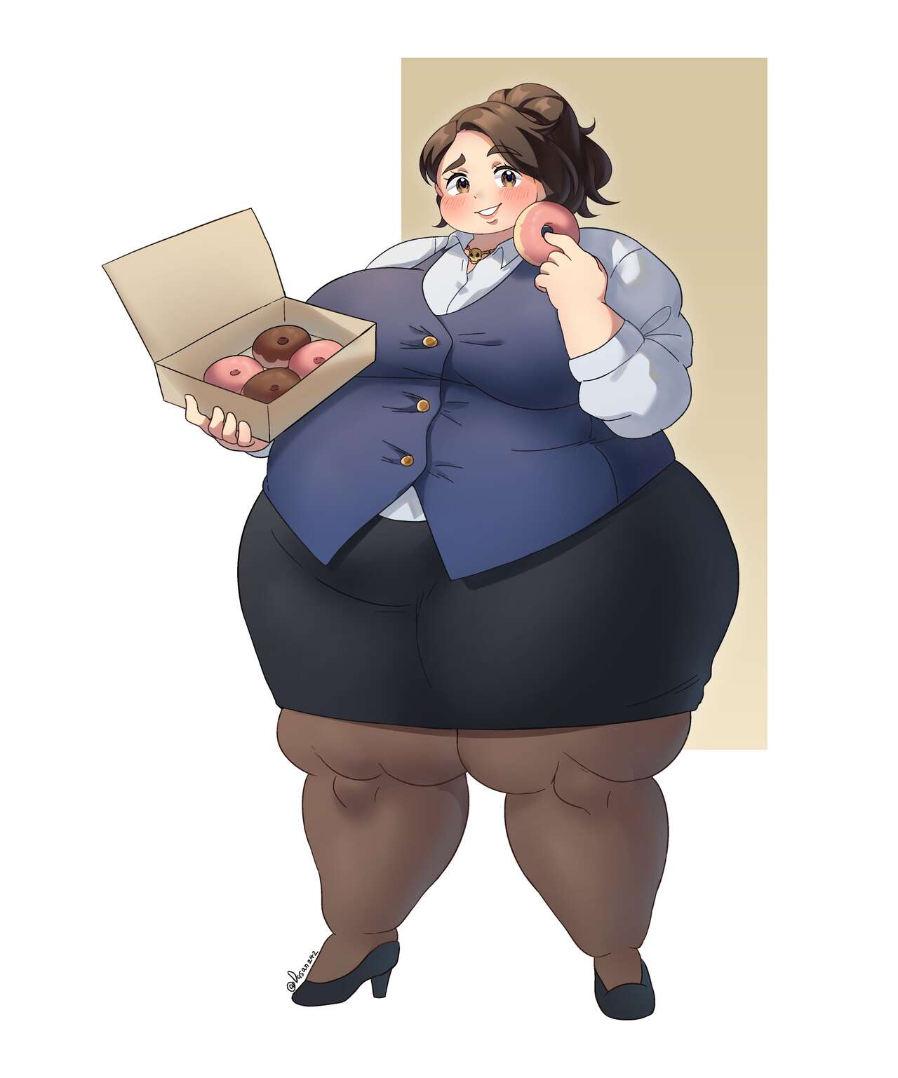 1girls bbw belly_fat big_ass big_belly big_breasts big_butt dasan24 fat fat_arms fat_ass fat_butt female female_focus female_only huge_ass huge_belly huge_breasts huge_butt huge_thighs light-skinned_female light_skin obese obese_female office_lady ssbbw thick_ass thick_thighs wide_ass wide_hips