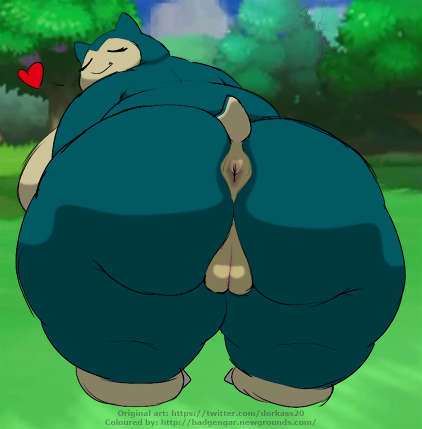 1girls anthro anus ass bbw bent_over big_breasts big_butt blue_body blue_fur breasts chubby chubby_female closed_eyes dorkass female fur generation_1_pokemon genitals heart huge_breasts looking_at_viewer looking_back mouth_closed multicolored_body multicolored_fur nintendo outside pokemon pokemon_(species) pussy smile snorlax solo standing tagme tail thick_thighs white_body white_fur wide_hips