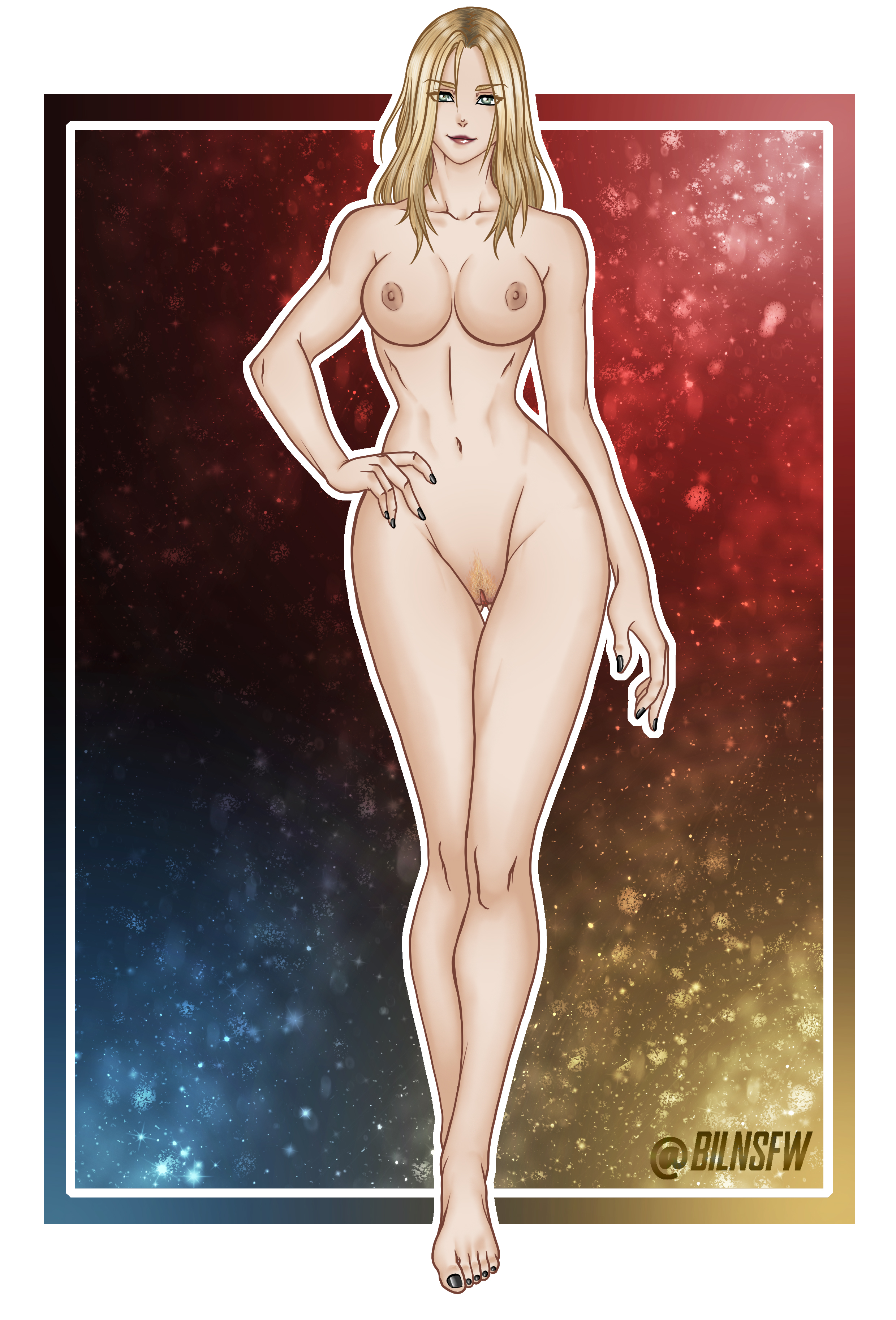 1girls, 2d, bilnsfw, demon, demon girl, demon humanoid, demoness, devil may cry, devil may cry (series), female, female only, naked, nude, nudity, trish (devil may cry)
