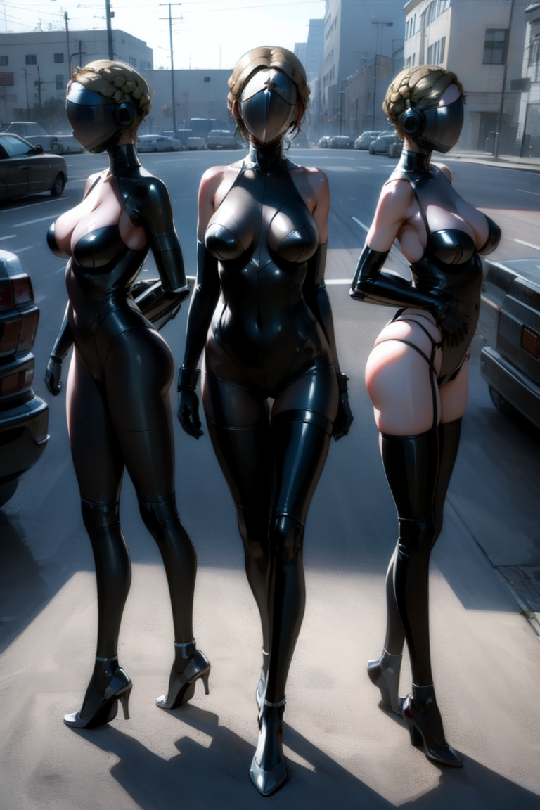 3girls ai_generated airiwave android android_girl athletic athletic_female atomic_heart ballerina big_breasts big_thighs breasts bust busty cleavage curvaceous curvy curvy_figure digital_media_(artwork) eyes faceless faceless_character faceless_female female female_focus fit fit_female focus_entertainment gynoid hips hourglass_figure huge_ass huge_breasts humanoid large_breasts left_(atomic_heart) legs mature mature_female metallic_body mundfish right_(atomic_heart) robot robot_girl robot_humanoid russian soviet soviet_union the_twins_(atomic_heart) thick thick_ass thick_hips thick_legs thick_thighs thighs top_heavy twins upper_body voluptuous waist wide_hips