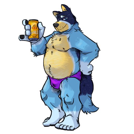 1:1 1boy 2021 alcohol anthro artmutt australian_cattle_dog bandit_heeler barefoot bedroom_eyes beer beverage beverage_can black_nose black_pawpads black_paws blue_body blue_ears blue_eyebrows blue_eyes blue_fur blue_hair blue_tail bluey_(series) briefs bulge can canid canine canis cattledog chubby_anthro chubby_male clothed clothing container detailed dilf domestic_dog ear_fur english_text eyebrows feet fluffy fluffy_tail fur fur_hair gesture glistening glistening_eyes glistening_nose hair half-closed_eyes hand_on_hip happy herding_dog holding_beverage holding_object k-9 long_tail male male_only mammal mostly_nude multicolored_body multicolored_ears multicolored_fur multicolored_tail musclegut muscular narrowed_eyes navel nipples pastoral_dog pawpads paws pecs pinky_out pose raised_arm seductive shadow short_hair simple_background slightly_chubby slightly_chubby_anthro slightly_chubby_male smile solo speedo standing swimwear tail tan_ears text thick_thighs toony topless topless_anthro topless_male two_tone_body two_tone_fur two_tone_tail whiskers white_background yellow_body yellow_fur yellow_skin