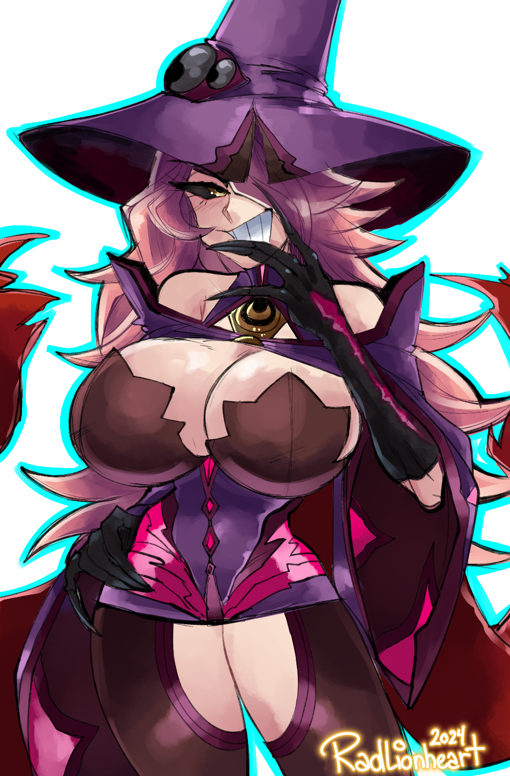 blazblue breasts konoe_a_mercury naked naked_female nine_the_phantom nipples nude nude_female pubic_hair pussy radlionheart tagme witch_hat