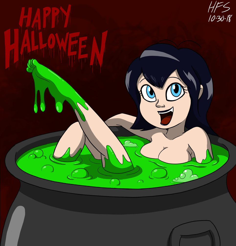 black_hair female female_only hefess hotel_transylvania mavis_dracula solo tagme white_skin