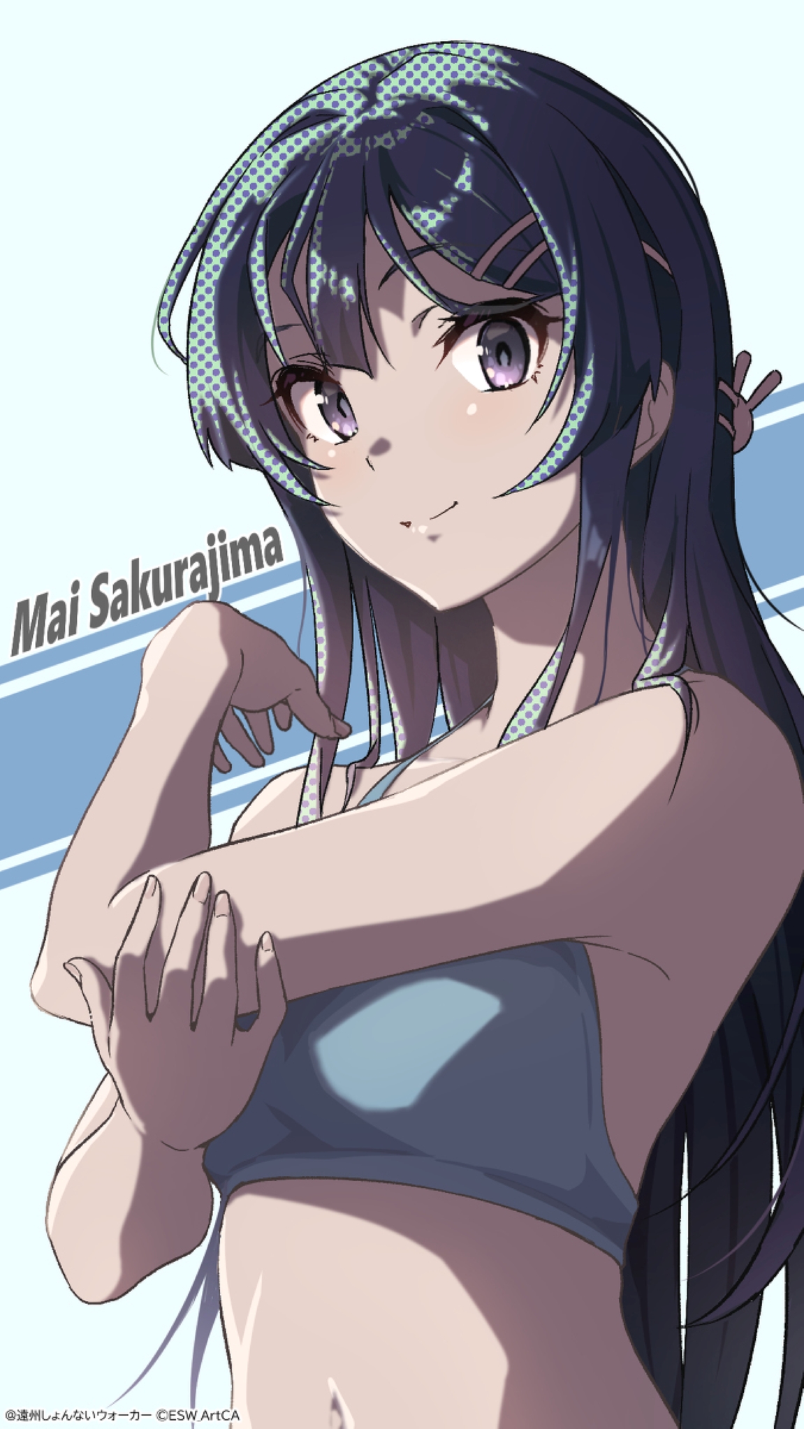 1girls, black hair, female, sakurajima mai, seishun buta yarou wa bunny girl senpai no yume wo minai
