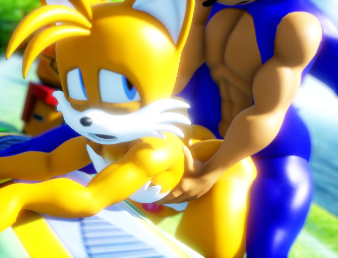 2023 2boys 3d 3d_(artwork) abs anal anal_sex anthro anthro_on_anthro ass big_ass dominant_male femboy femboysub fox fuckboy furry furry_femboy gay girly grabbing_waist hedgehog male male/male male_on_femboy male_only male_penetrated male_penetrating male_penetrating_male mikumikudance miles_prower mmd moaning mobian muscular muscular_male nude open_mouth outdoor_sex outdoors penetration penetration_from_behind penis sega sex sonic_(series) sonic_the_hedgehog sonic_the_hedgehog_(series) stellavideos submissive_male tails tails_the_fox veiny_penis yaoi