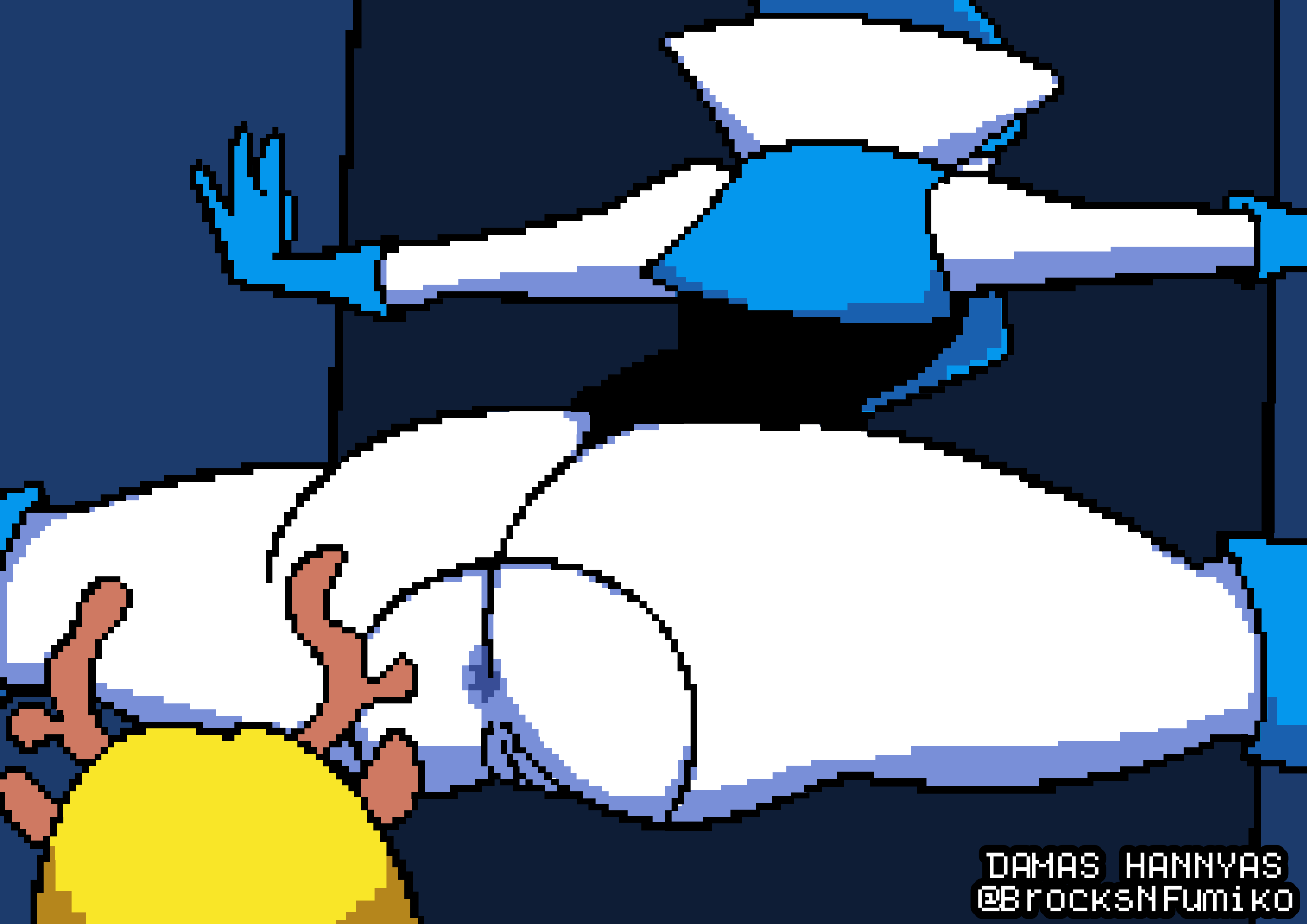 2girls absurd_res anthro anus ass blonde_hair blue_body brocksnfumiko brown_body capreoline clothing darkner deer deltarune deltarune_alley_scene duo female female_only flexible genitals gloves hair handwear hi_res humanoid lesbian long_hair machine mammal milf multiple_girls noelle_holiday pixel_art presenting pussy queen_(deltarune) reindeer robot splits spread_legs spreading undertale_(series) white_body yuri