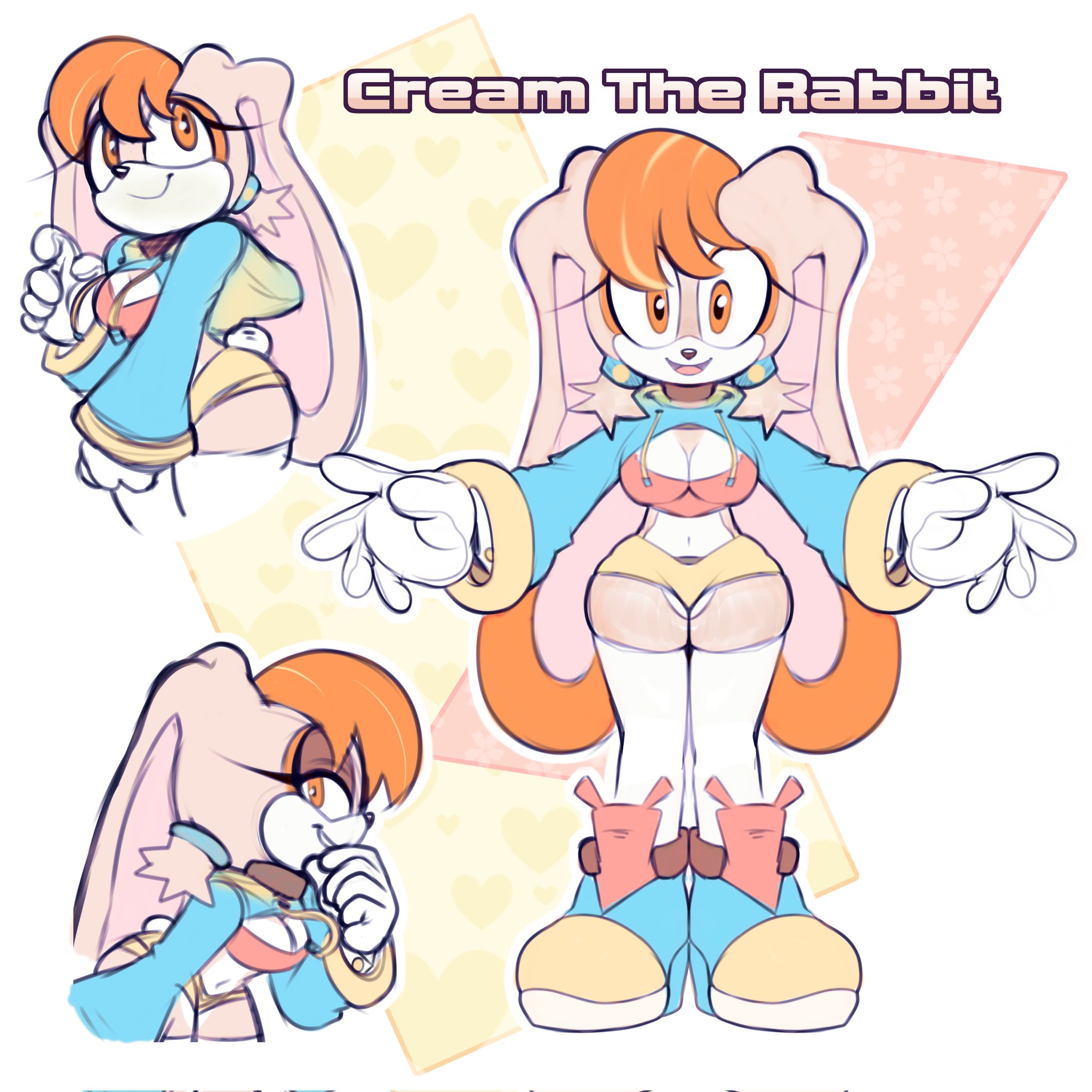 aged up, big breasts, breasts, cosmicpussycat, cream the rabbit, female, long sleeves, mobian (species), sega, sonic (series), sonic the hedgehog (series), tagme