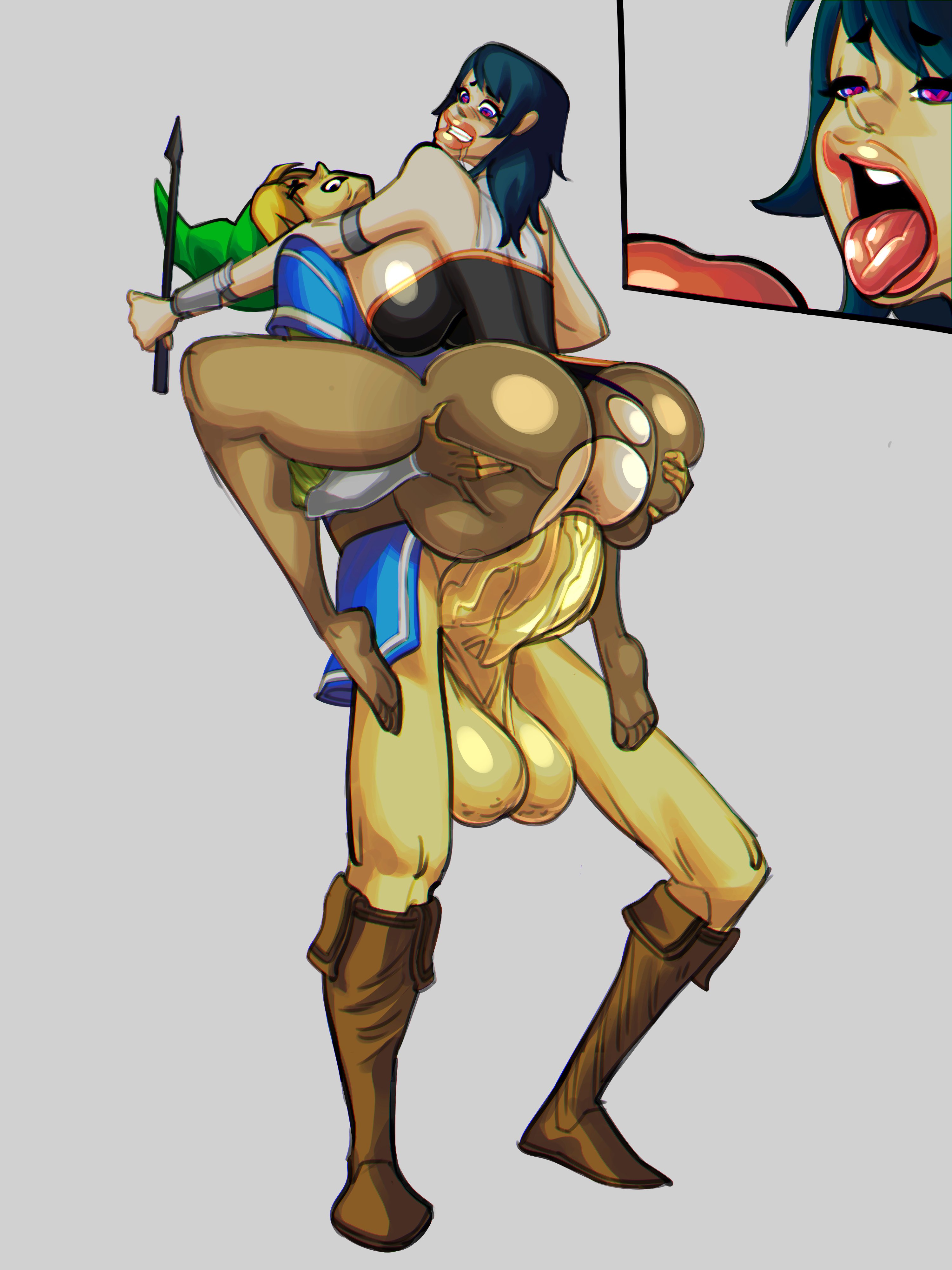 1boy, 1girls, ass, balls, big ass, big breasts, big butt, big penis, breasts, byleth (fire emblem), byleth (fire emblem) (female), croquant, crossover, duo, fat ass, female, female penetrated, fire emblem, fire emblem: three houses, grabbing, grabbing ass, huge ass, huge breasts, huge butt, huge cock, large ass, large breasts, large butt, link, male, male penetrating, male penetrating female, nintendo, no panties, penetration, penis, penis in pussy, pussy, sex, standing, standing sex, straight, super smash bros., testicles, the legend of zelda, thick ass, thick legs, thick penis, thick thighs
