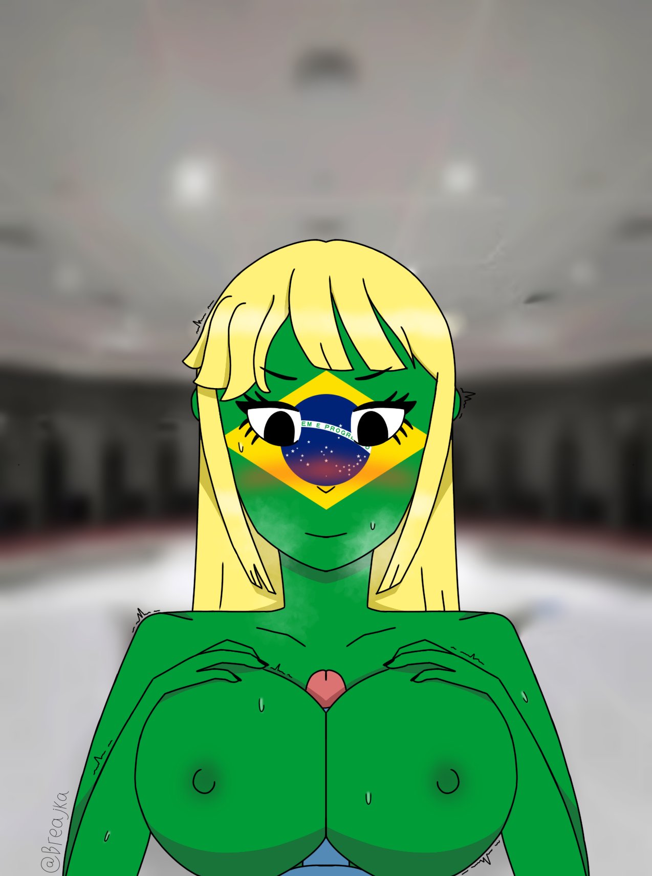 argentina(countryhumans) big_breasts brazil(countryhumans) breachka country...