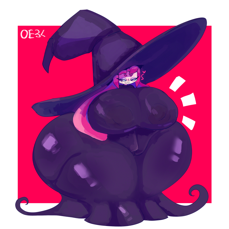 anthro big_breasts breasts character_request errantheart female female_focus female_only o_errant_heart original original_character thick_thighs thighs wide_hips witch