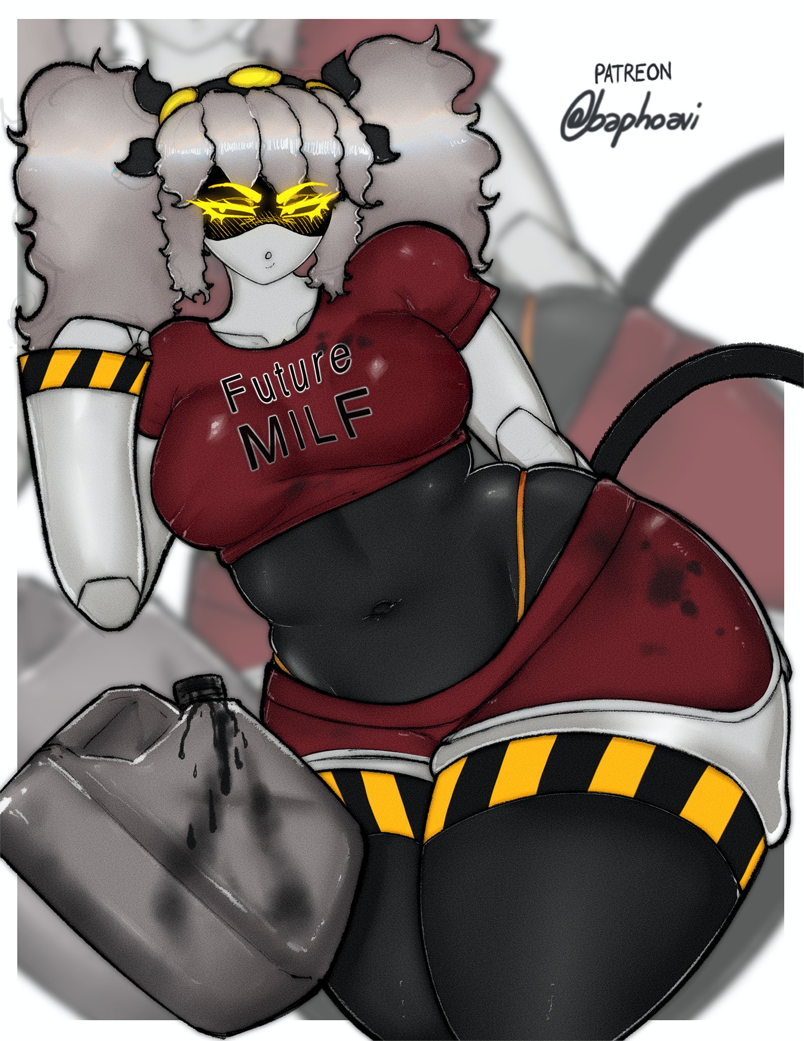 1girls, 2d, ass, baphoavi, big ass, big breasts, big thighs, breasts, clothed, clothed female, clothing, drone, enormous ass, enormous thighs, female, female only, gigantic ass, gigantic thighs, glitch productions, huge ass, huge breasts, huge thighs, humanoid, humanoid female, humanoid only, hyper, hyper ass, hyper thighs, j (murder drones), murder drones, robot, robot girl, robot humanoid, screen face, solo, text, thick thighs, thighs, twintails