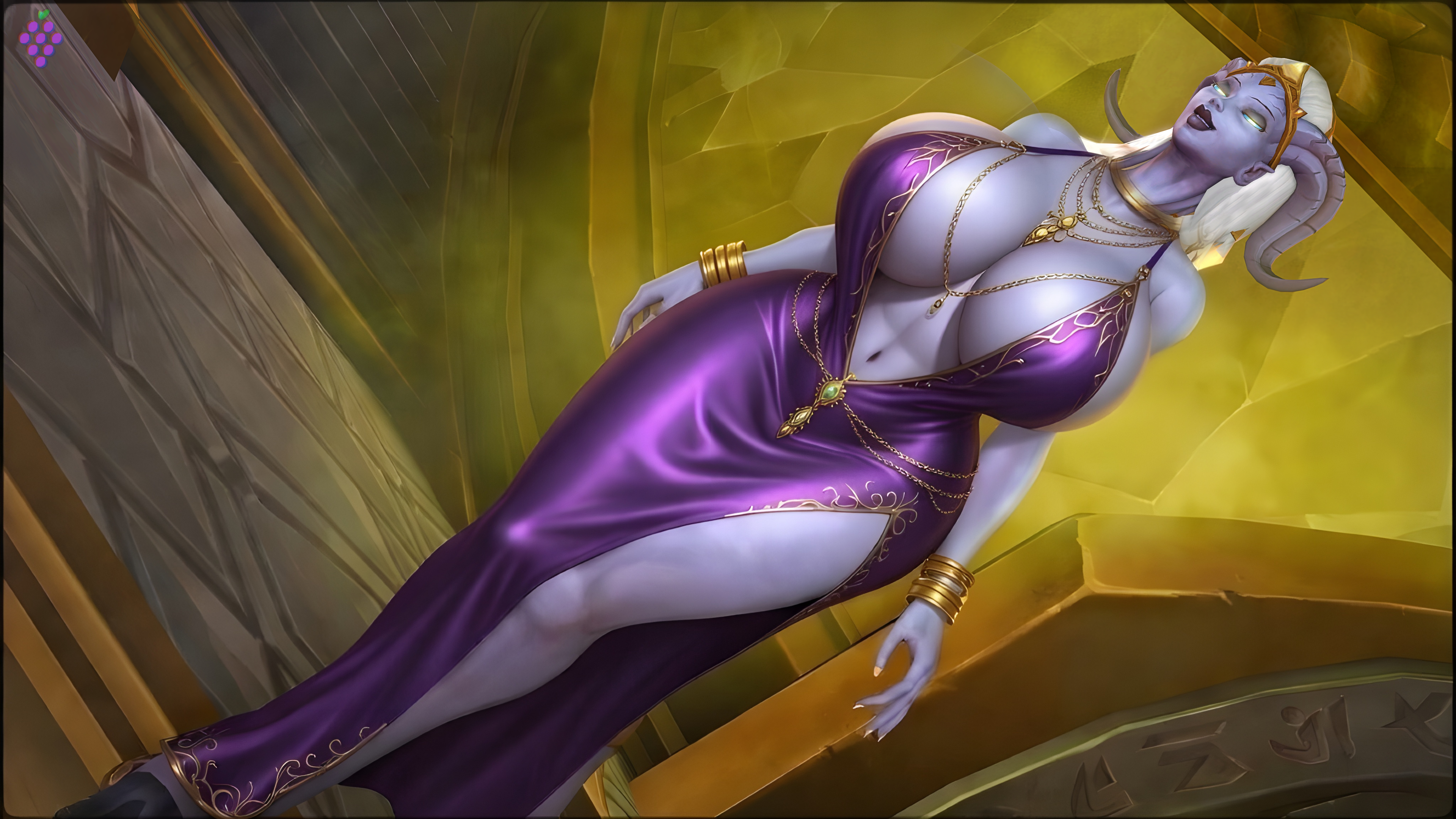 1girls, 3d, 3d model, 3d render, abs, ai assisted, ai generated, arched back, areolae, ass, background, big ass, big breasts, big lips, bimbo, bimbo body, bimbo lips, bimbo milf, blizzard entertainment, breasts, breasts bigger than head, bubble ass, bubble butt, busty, curvaceous, curvaceous female, curvaceous figure, curves, curvy body, curvy female, curvy figure, curvy hips, draenei, dress, female, female focus, female only, glowing eyes, glowing tattoo, gold eyes, hand on ass, hooves, horns, horny, horny female, huge ass, huge boobs, huge breasts, jewelry, large ass, large boobs, large breasts, large tits, lightforged draenei, looking at partner, looking at viewer, looking pleasured, massive ass, massive breasts, milf, mommy, mommy kink, mother, oc, original character, pierced nipples, piercing, posing, pussy, ready to fuck, robe, seductive, seductive look, sexy, smirk, solo, solo female, sweetgrapes0101, tail, taller female, thick ass, thick legs, thick lips, thick thighs, vagina, voluptuous, voluptuous body, voluptuous female, warcraft, white hair, white skin, world of warcraft, wow, xeraaya