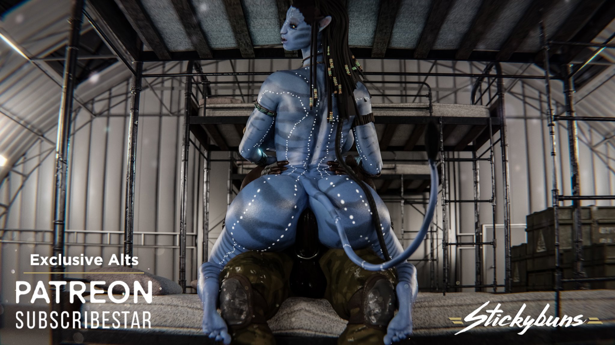 1boy, 1boy1girl, 1girls, 3d, alien, alien girl, alien humanoid, avatar, avatar: fire and ash, big ass, big breasts, blue body, blue skin, blue-skinned female, breasts, curvaceous, curvy, curvy figure, dark-skinned male, female, hips, hourglass figure, huge ass, huge breasts, humanoid, large ass, large breasts, legs, male, male/female, mature, mature female, milf, mother, na'vi, neytiri, slim waist, stickybuns, straight, tall, tall female, thick, thick hips, thick legs, thick thighs, thighs, voluptuous, waist, wide hips