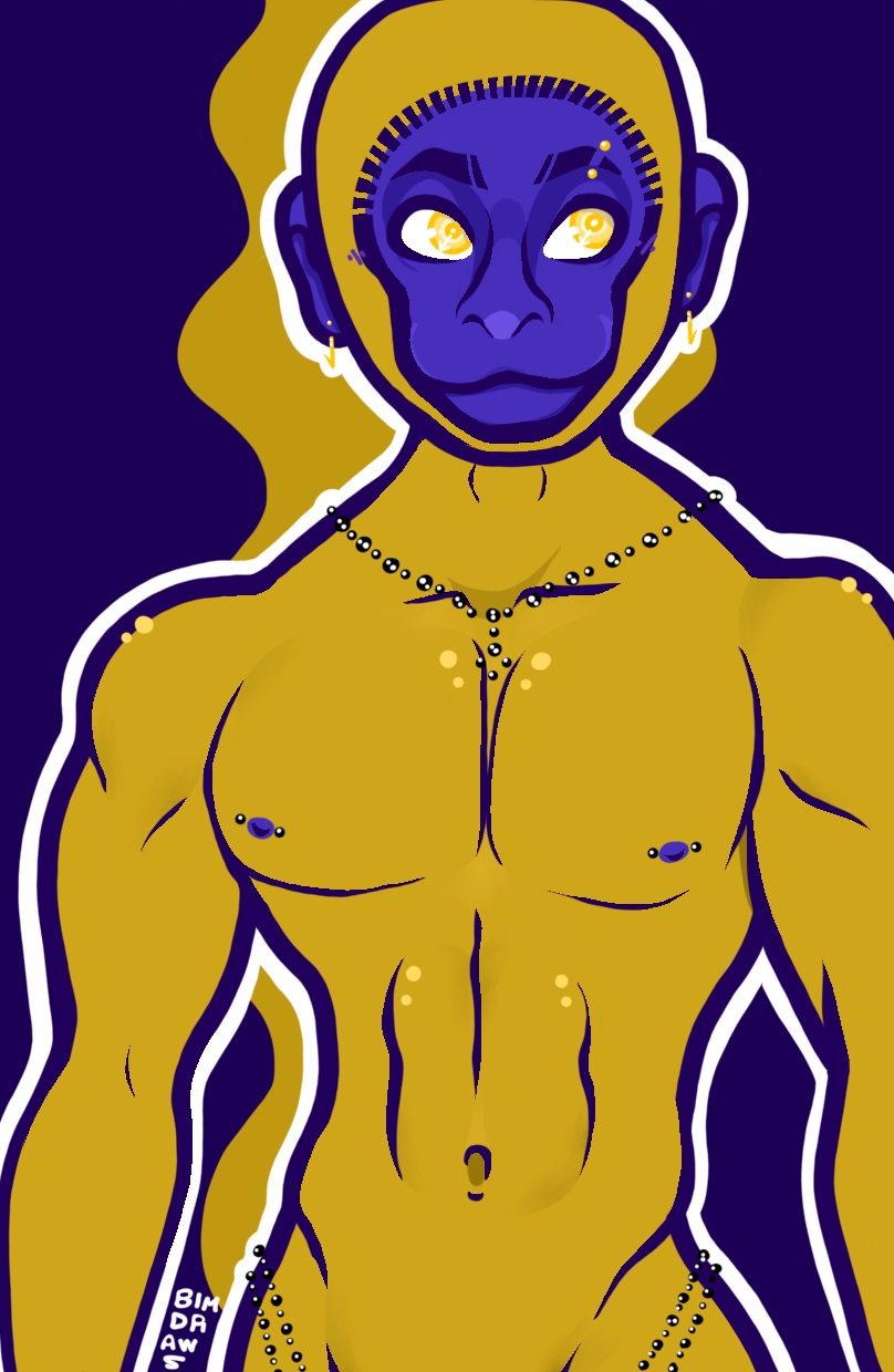 abs bajan barbadian barbados caribbean frontal furry furry_male furry_only gay monkey monkey_boy monkey_humanoid naked nude nude_male primate sfw sfw_version skinny skinny_male slim twunk yaoi