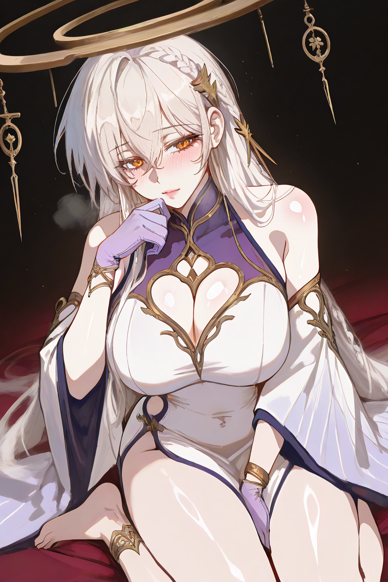 ai ai_art ai_assisted ai_generated big_breasts divine_slut genshin_impact goddess istaroth_(genshin_impact) see-through