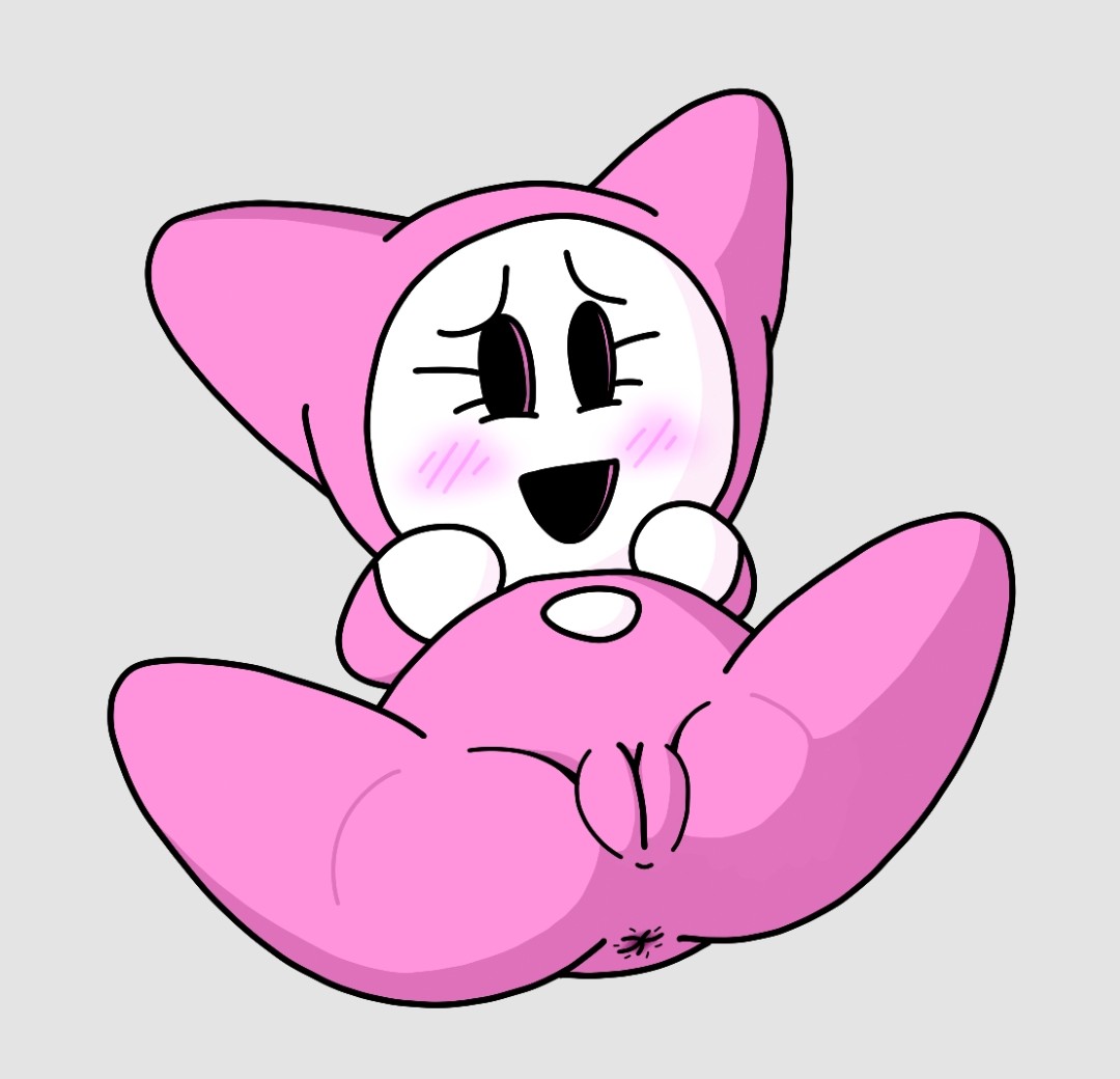 2025 anus anus_outline ass ass black_eyes blush blush blush_lines deltarune deltarune_chapter_2 dot_eyes eyelashes plugboy pussy tagme thatboringfellow vagina white_body
