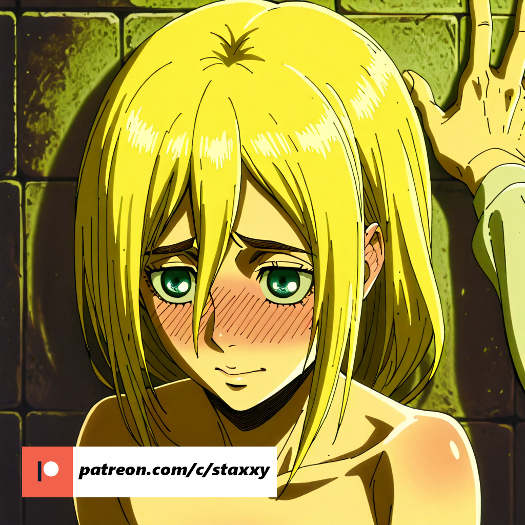 ai_generated attack_on_titan blonde_female blonde_hair blonde_hair_female curvaceous curvaceous_ass curvaceous_body curvaceous_female curvaceous_figure curvaceous_hips curvaceous_teen curvaceous_thighs curvy curvy_ass curvy_body curvy_female curvy_figure curvy_hips curvy_thighs eren_jaeger eren_yeager green_eyes historia_reiss reiss_historia shingeki_no_kyojin shingeki_no_kyojin_|_attack_on_titan
