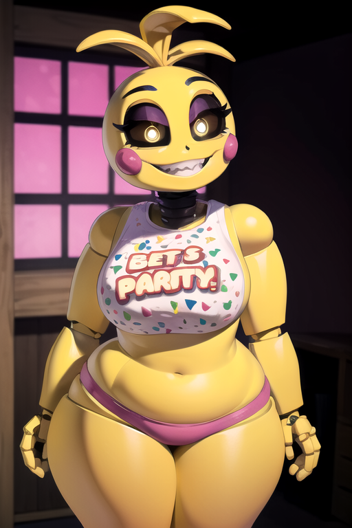 1girls ai_generated animatronic anthro avian avian_humanoid big_breasts bird bird_girl bird_humanoid boobs bottom_heavy breasts busty chicken chicken_girl chicken_humanoid cleavage curvaceous curvy curvy_figure daidouji_(artist) eyelashes eyes female five_nights_at_freddy's five_nights_at_freddy's_2 fnaf hips hourglass_figure huge_breasts humanoid large_breasts legs scottgames slim_waist thick thick_legs thick_thighs thighs tits top_heavy top_heavy_breasts toy_chica_(fnaf) voluptuous waist wide_hips yellow yellow-skinned_female yellow_body yellow_fur yellow_hair yellow_skin