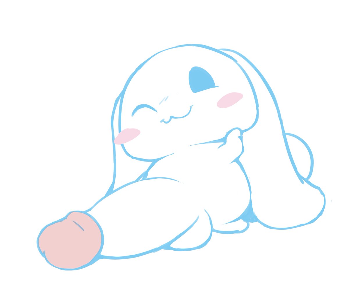 1boy :3 :3c big_balls blush_stickers canid chibi cinnamon_(cinnamoroll) cinnamoroll cinnamoroll_(series) cute floppy_ears huge_cock humanoid_penis hyper hyper_penis long_ears male_only no_humans non-human non-human_only sanrio simple_background small_but_hung smiling smiling_at_viewer vono white_background white_body wink