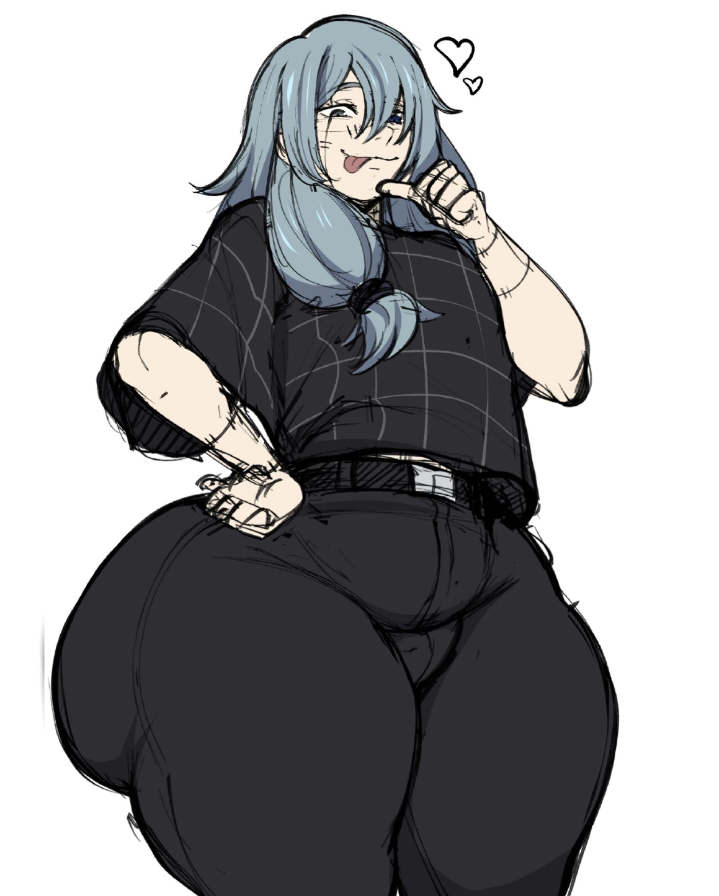 1femboy, ass, big ass, big butt, big thighs, blackwhiplash, blue hair, bottom heavy, bottom heavy femboy, bwl, different eye color, fat ass, femboy, femboy focus, femboy only, gay, girly, hearts, huge ass, jujutsu kaisen, light skin, light-skinned femboy, light-skinned male, mahito (jujutsu kaisen), male, pale skin, pale-skinned femboy, pale-skinned male, thick legs, thick thighs, trap, wide hips, yaoi