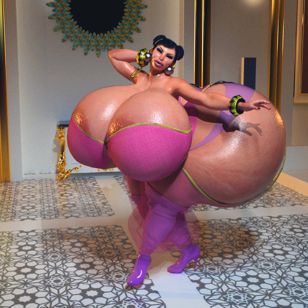 1girls, 3d, 3d (artwork), ass, ass bigger than breasts, ass bigger than head, ass body, big ass, big breasts, big butt, breasts, breasts bigger than head, breasts bigger than torso, capcom, chun-li, cleavage, enormous ass, enormous breasts, enormous butt, fat ass, fat butt, female, female only, giant breasts, gigantic ass, gigantic breasts, gigantic butt, huge ass, huge breasts, huge butt, hyper ass, hyper breasts, hyper butt, jackd22, large ass, large breasts, large butt, massive ass, massive breasts, massive butt, skimpy clothes, street fighter, street fighter 6, tagme, thick thighs