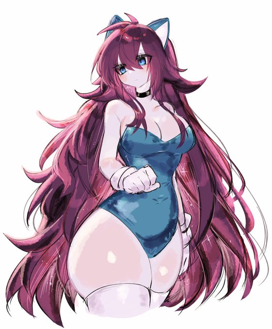 big breasts, big thighs, blue clothing, breasts, female, friday night funkin, friday night funkin mod, girlfriend (friday night funkin), leotard, mega cd girlfriend, thick thighs, thigh highs, thighhighs, thighs, usa37107692