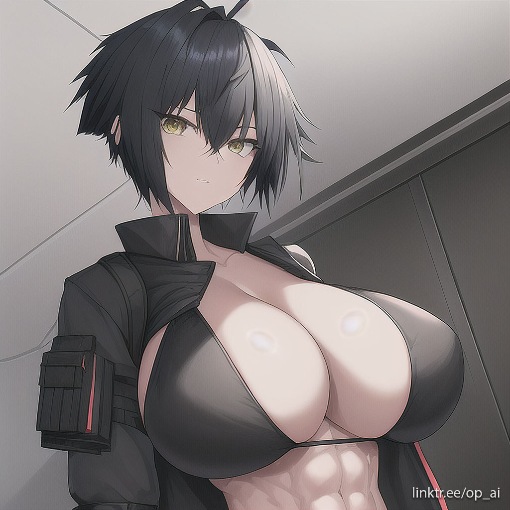 ai_generated huge_breasts op_ai short_hair tagme tomboy