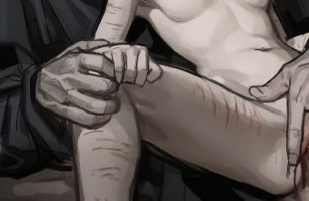 catholic, catholicism, implied fingering, krautvan, older male, older male and younger female, priest, rape, self harm, self harm fetish, self harm scars, vankraut, young female, younger female