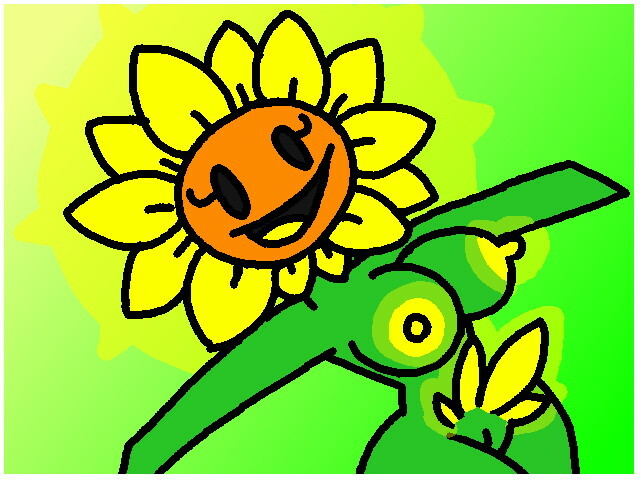 1girls 2d big_breasts breasts busty circuit25 dendrophilia female female_only green_body green_skin happy happy_female humanoid no_sex nude open_mouth plant_girl plant_humanoid plantie plants_vs_zombies pvz simple_background smile solo sunflower sunflower_(pvz) thick_thighs thighs wide_hips