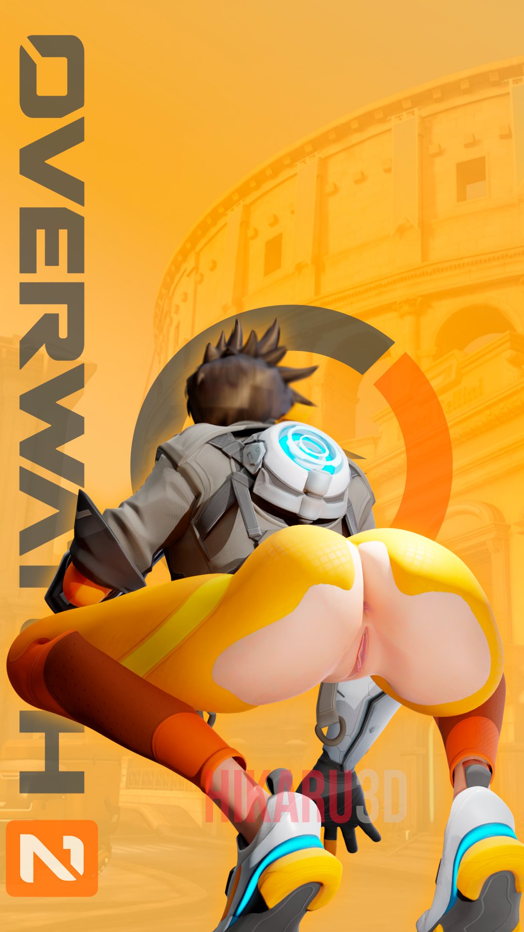 1girls, 3d, 3d (artwork), artist name, blizzard entertainment, bodysuit, bottom heavy, breasts, bubble butt, child bearing hips, clothed female, clothing, clothing cutout, curvaceous, curvaceous female, curvy female, curvy hips, female, female focus, female only, fit, fit female, functionally nude, functionally nude female, hikaru3d, hourglass figure, huge areolae, huge ass, huge breasts, large ass, latex bodysuit, latex skinsuit, light skin, light-skinned female, nude, nude female, open bottomwear, open clothes, overwatch, overwatch 2, pale skin, pale-skinned female, partially clothed, shiny, shiny skin, skin tight, skindentation, skinsuit, solo, solo female, solo focus, thick thighs, tight clothes, tight clothing, tight fit, toned, toned body, toned female, toned stomach, torn bodysuit, torn skinsuit, tracer, tracer (overwatch 2 suit), video game, video game character, video game franchise, watermark