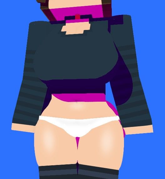 1girls, 3d, ass, big ass, big breasts, blue eyes, breasts, brown hair, choker, cleavage, cleavage cutout, curvy, female, flower in hair, horny female, human female, humanoid, jenny belle (slipperyt), large breasts, long sleeves, mine-imator, minecraft, outside, panties, pussy, shirt, slipperyt, socks, solo, tagme, thick breasts, thick thighs, thong, topwear, white panties