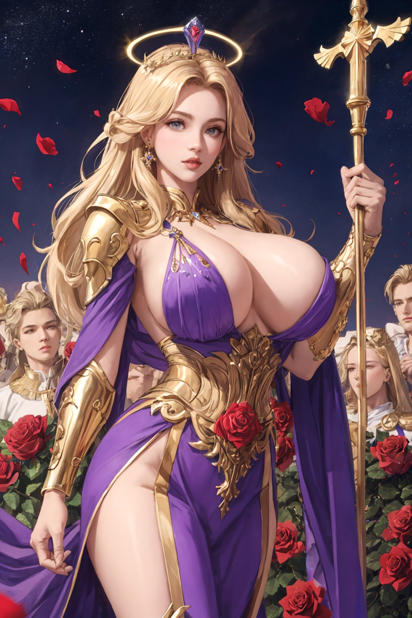 1girls ai_generated blonde_hair breasts_bigger_than_head curvy curvy_female dress female generic_ai_face hi_res huge_breasts human human_only light-skinned_female light_skin public_domain seductive_eyes stable_diffusion voluptuous voluptuous_female