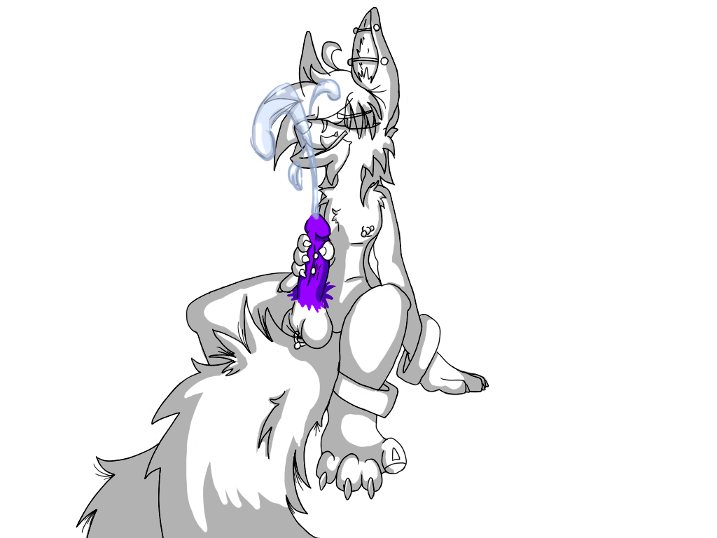 balls canine cum erection fig_leaf fluff fox fur furry_ears furry_tail male male_only penis piercing purple_penis ring tail thin_lines twi twifoxy wide_hips