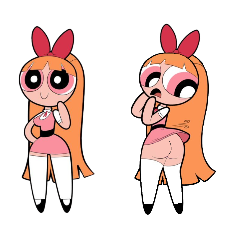 1girls alpha_channel ass blossom_(powerpuff_girls) blush blushing bottomless bow butt butt_crack cartoon_network clear_background dress embarrassed female female_only for_sticker_use light-skinned_female light_skin long_hair no_background no_panties open_mouth orange_hair pale-skinned_female pale_skin pink_dress pink_eyes png ponytail powerpuff_girls solo sticker_template stockings tagme the_powerpuff_girls transparent_background transparent_png