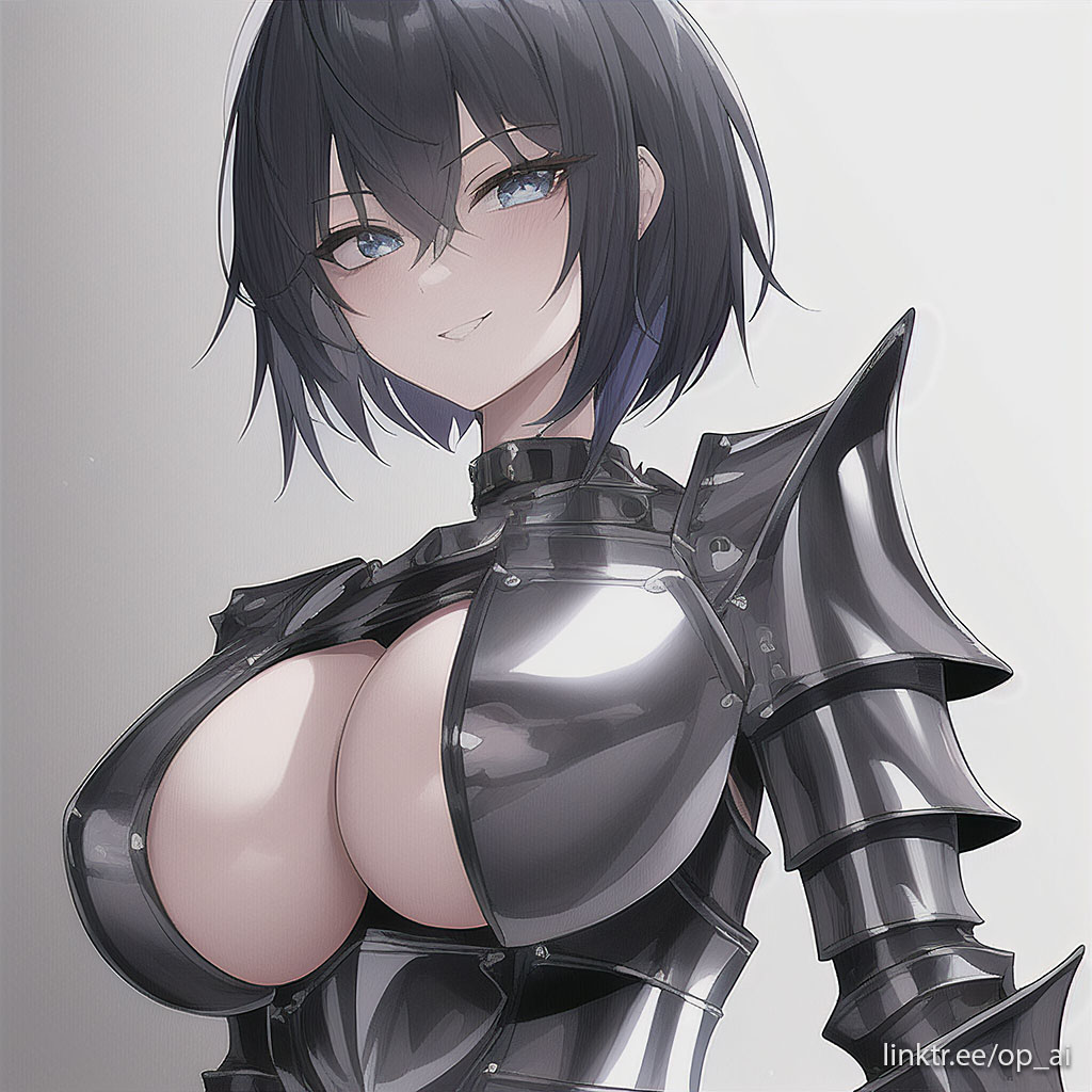 ai_generated armor large_breasts op_ai short_hair tagme