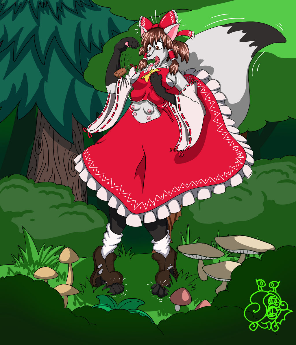 Reimu Hakurei (Touhou) Rule 34 Image