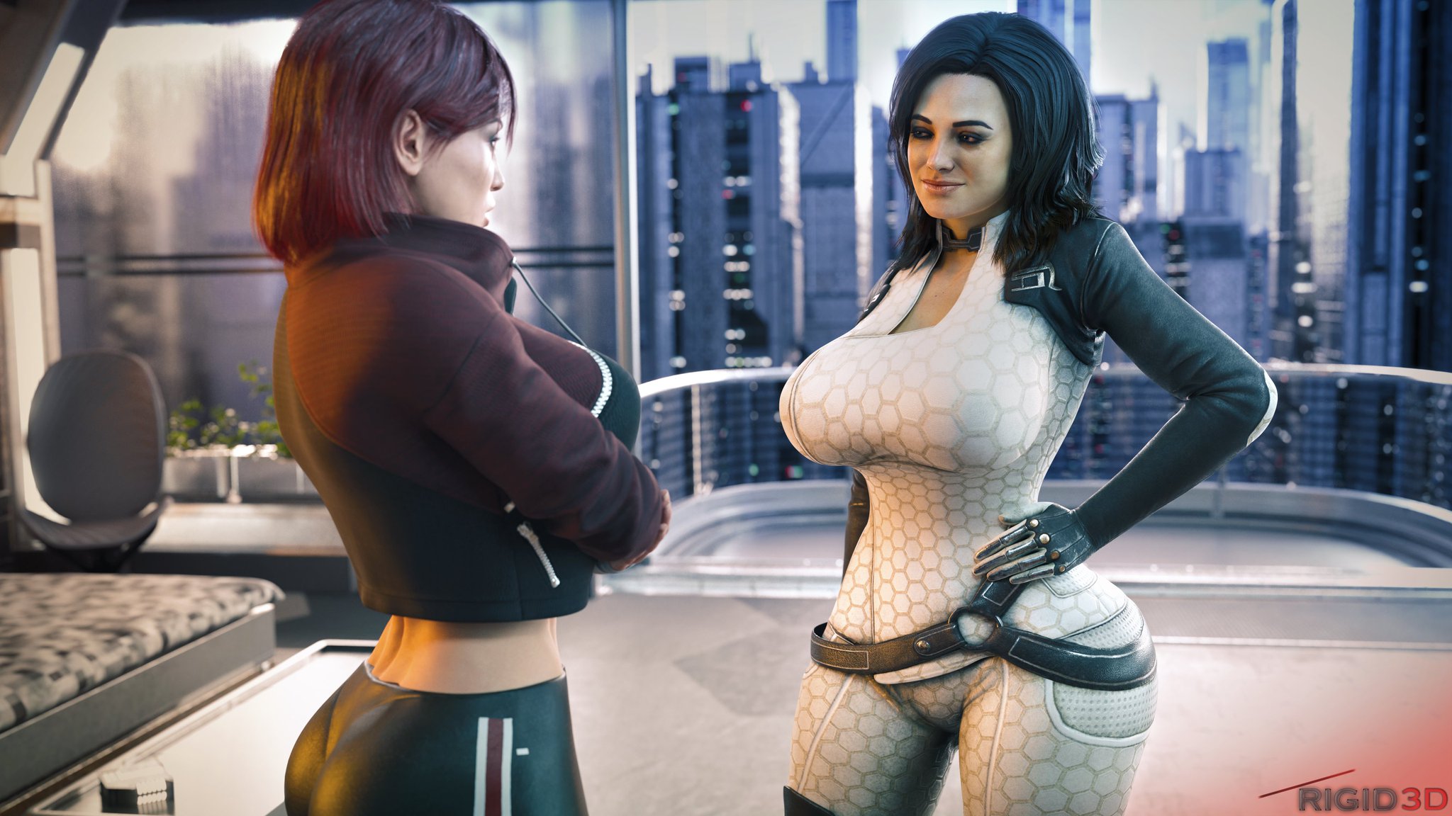 1futa, 1girls, 3d, ass, athletic, athletic female, athletic futa, big ass, big breasts, big butt, bioware, black hair, breasts, brown hair, bust, busty, commander shepard, curvaceous, curvy, curvy figure, dark hair, dickgirl, dickgirl/female, electronic arts, eyebrows, eyelashes, eyes, female, female focus, female on futa, femshep, fit, fit female, fit futa, futa on female, futanari, futashep, hips, hourglass figure, huge ass, huge breasts, human, intersex, large ass, large breasts, light skin, light-skinned female, mass effect, mass effect 2, mass effect 3, miranda lawson, rigid3d, short hair, thick, thick legs, thick thighs, thighs, toned, toned female, toned futa, top heavy, upper body, voluptuous, wide hips