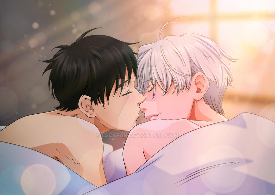 escafan gay katsuki_yuuri tagme viktor_nikiforov yaoi yuri!!!_on_ice