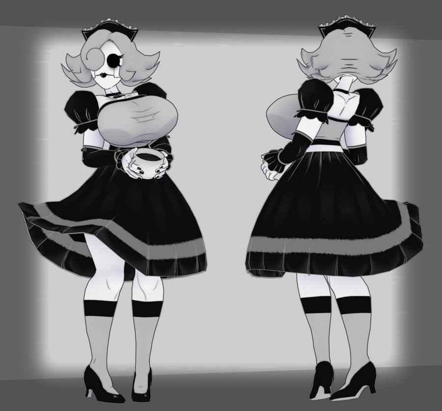 3d, ass, bendy and the dark revival, bendy and the ink machine, betty (bendy and the dark revival), big ass, big breasts, breasts, cally3d, clazzey, cryptiacurves, female, high heels, model