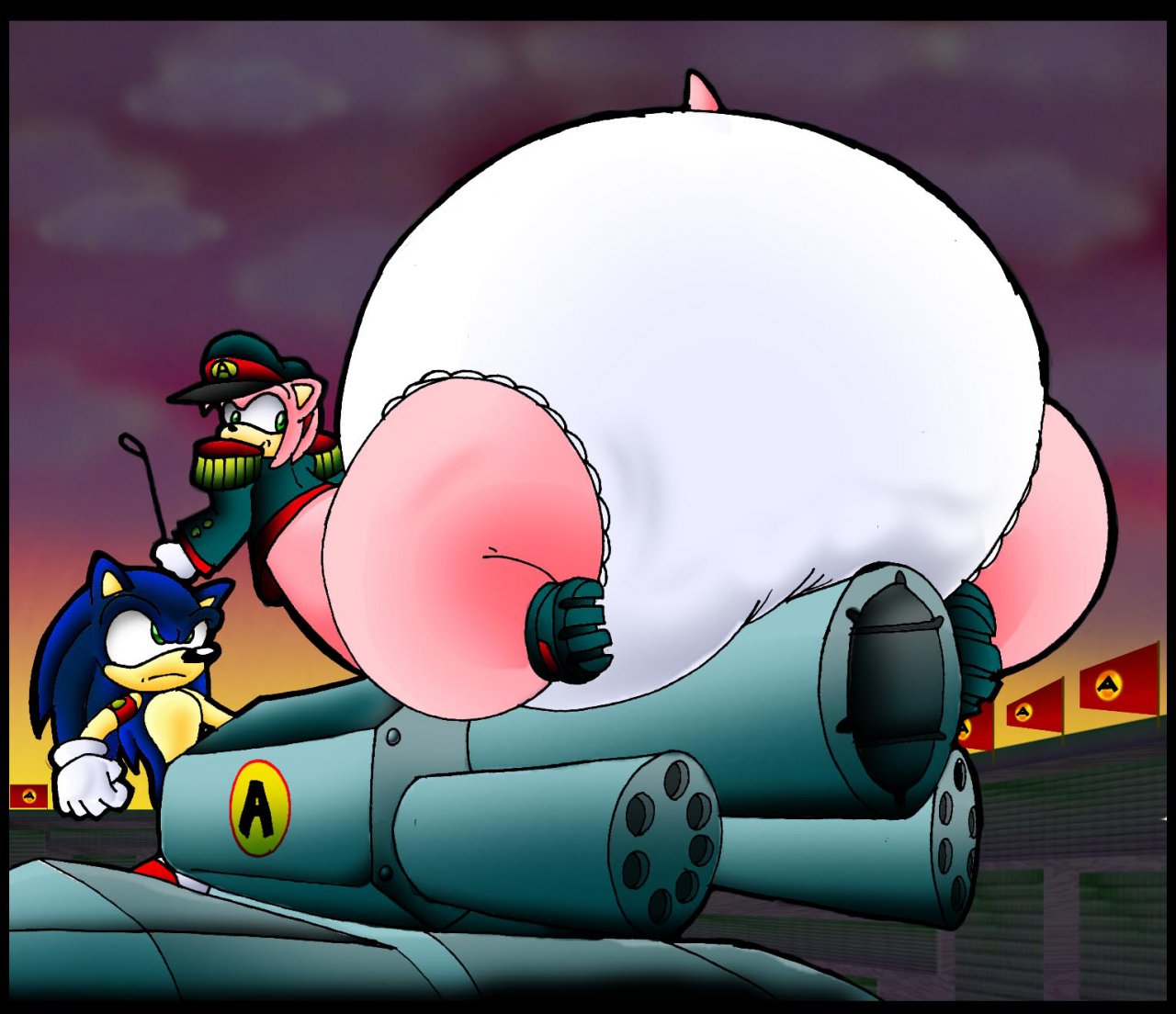 1boy 1girls amy_rose anthro ass blue_hair boots fat female female_focus furry general general_amy_rose green_eyes hedgehog hedgehog_humanoid hyper hyper_ass large_ass male monobutt panties pear_shaped pink_fur pink_hair riding_crop sega skirt sonic_(series) sonic_the_hedgehog sonic_the_hedgehog_(series) tan_fur tank thick_thighs thighs underwear virus-20 wardrobe_malfunction